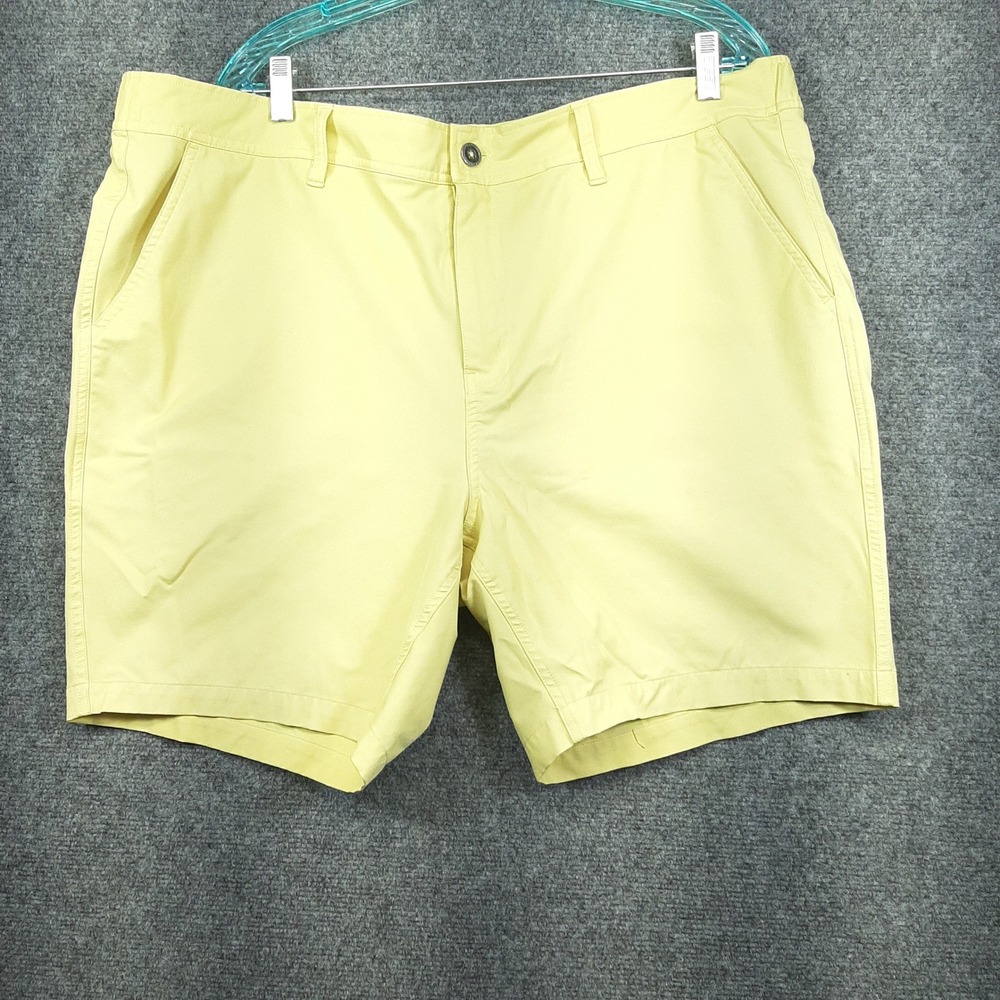 32 Degrees Shorts Stretch Performance T218980 XXL Yellow Mens Activewear